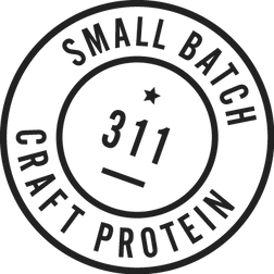 RISE311 roundel design badge (Craft Protein) in black outline.