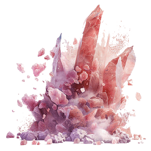 Pink and purple utah mineral salt formation image