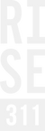 RISE311 in white stacked text logo (RI-SE-311 each on a separate line)